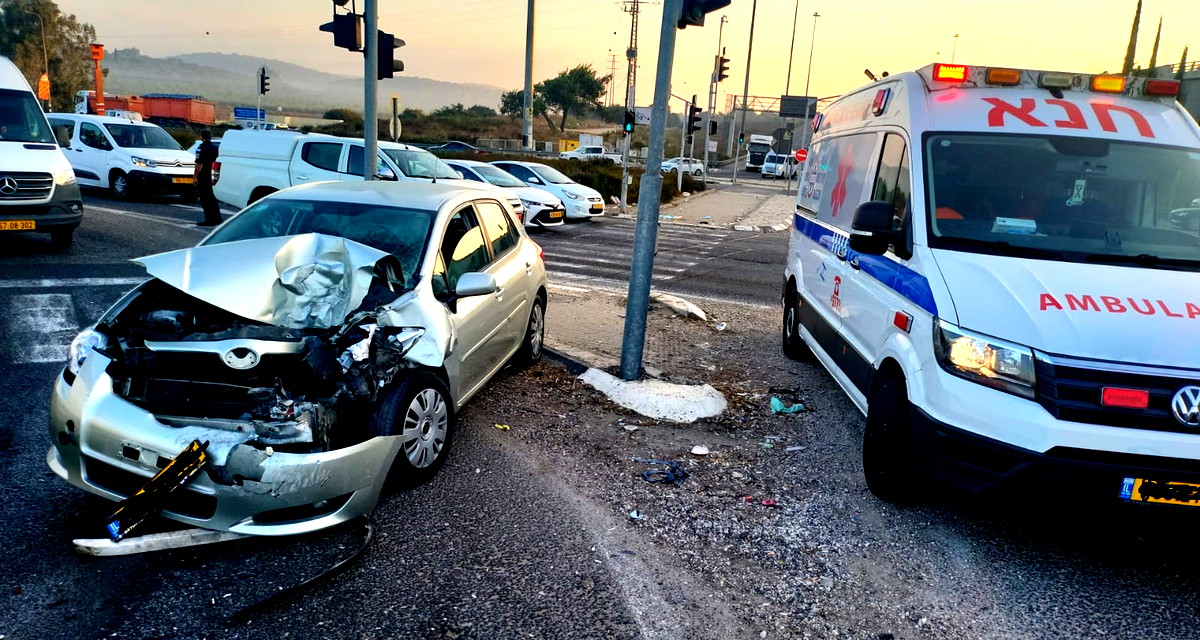 اصابة 7 اشخاص بجراح طفيفة اثر حادث طرق قرب مفرق "هموفيل" 