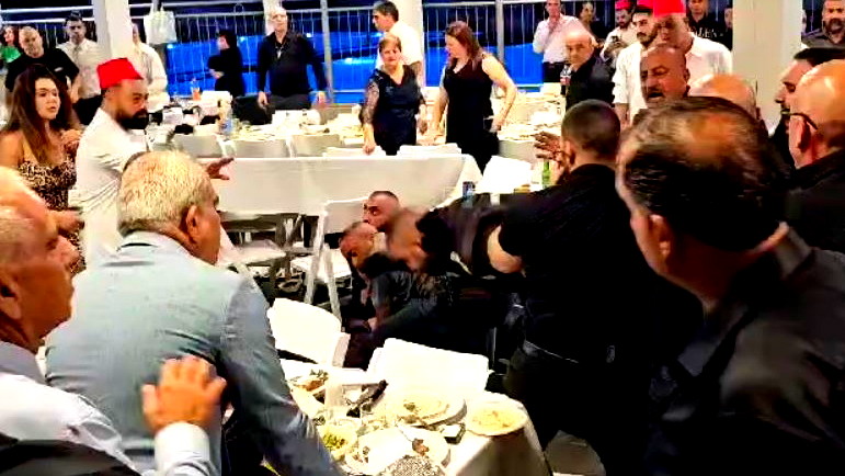 (فيديو) الشرطة تقتحم حفل زفاف في مدينة الناصرة خلال مطاردة شابين