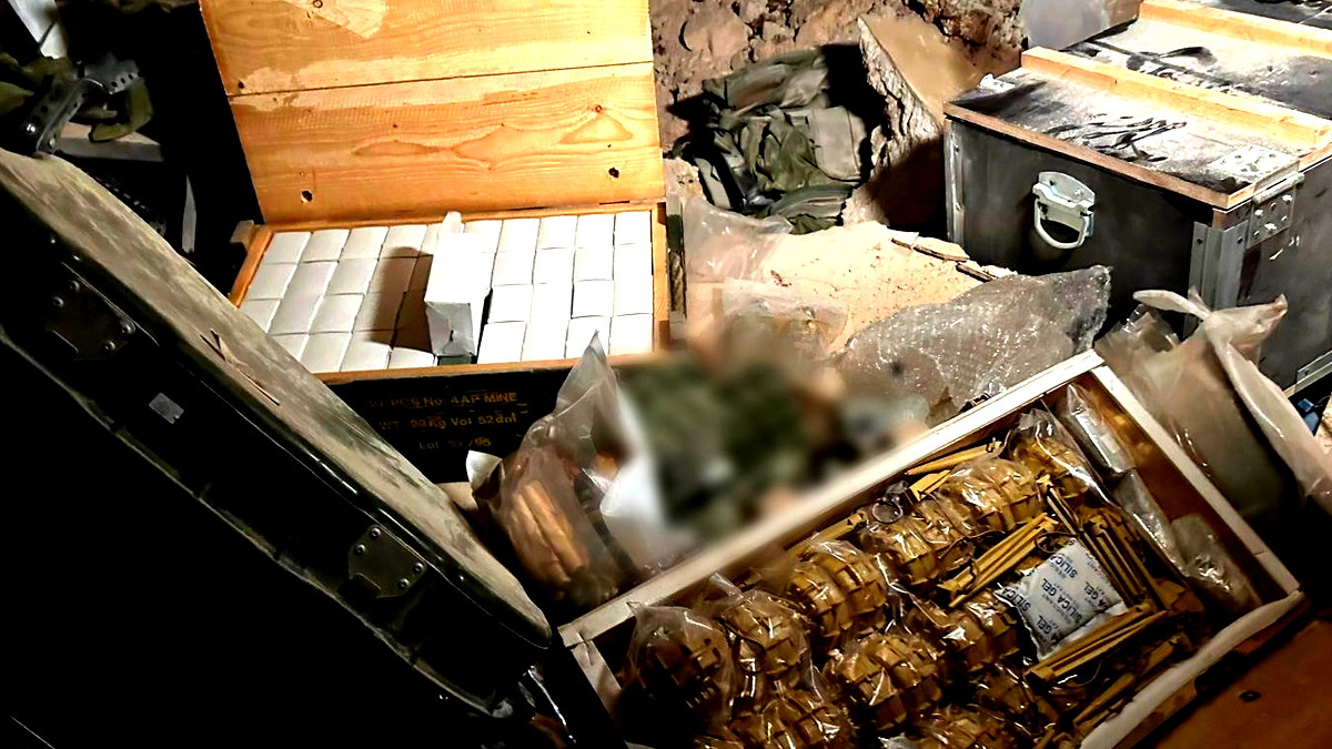 الجيش الاسرائيلي: العثور على مركبات مسلحة ووسائل قتالية تابعة لقوة الرضوان في جنوب لبنان