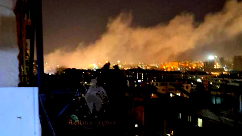 وسائل إعلام سورية: الدفاعات الجوية السورية تتصدى لقصف اسرائيلي في محيط العاصمة دمشق
