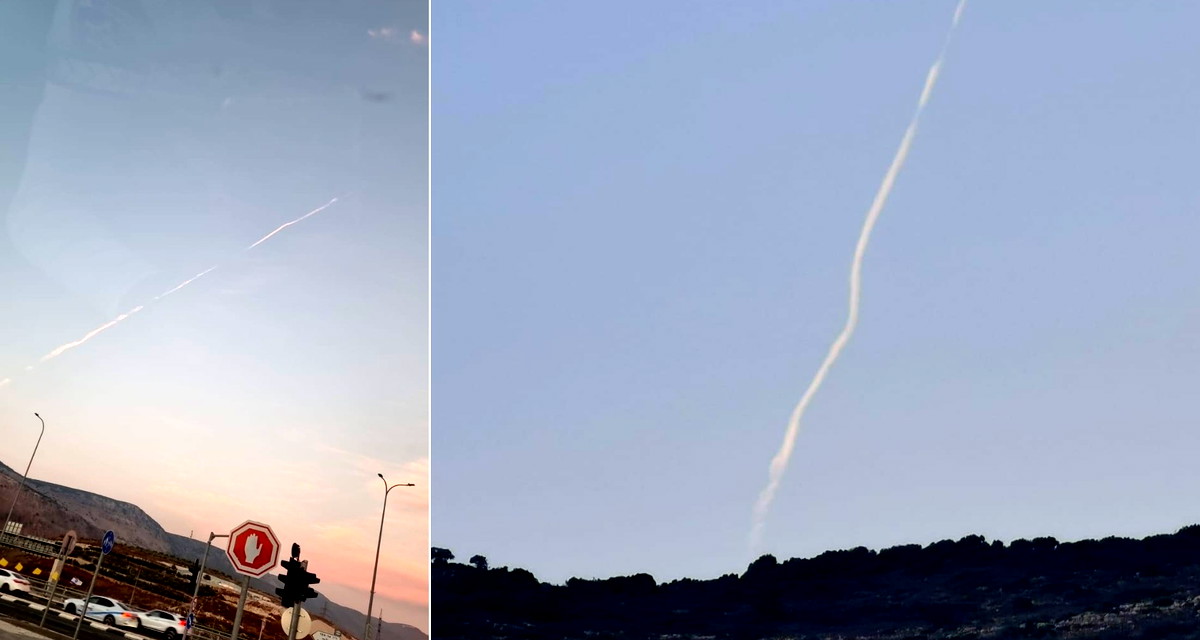 سكان من كفرمندا والشمال: صواريخ واعتراضات في سماء المنطقة بدون صفارات انذار   