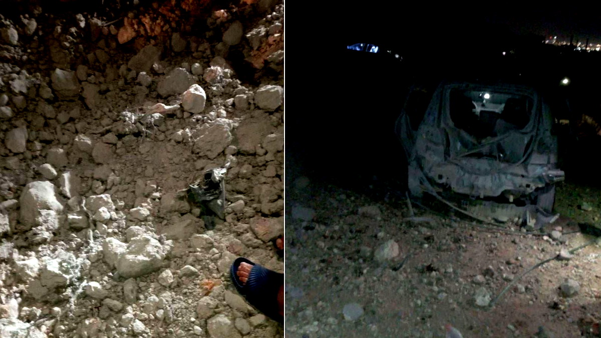 إصابة طفيفة لشاب فلسطيني نتيجة سقوط صاروخ في بلدة راس عطية قرب قلقيلية