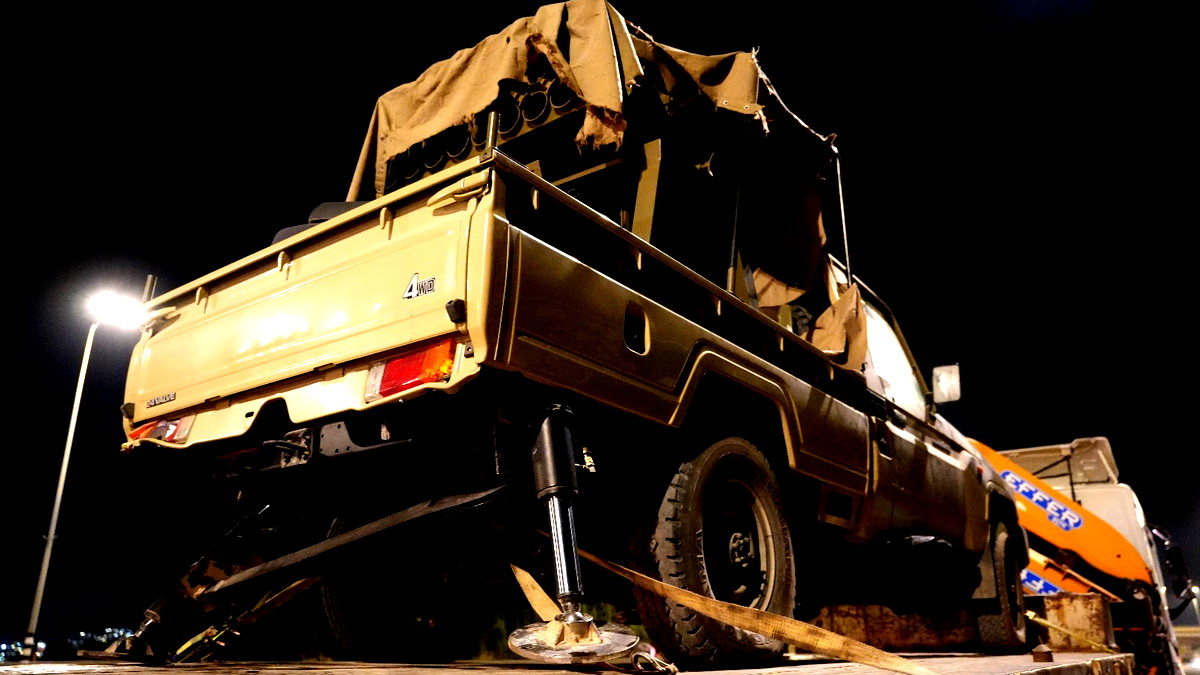 الشمال: اعتقال شابين بشبهة سرقة مركبة "راجمة صواريخ" كانت تابعة لحزب الله واستولى عليها الجيش الاسرائيلي