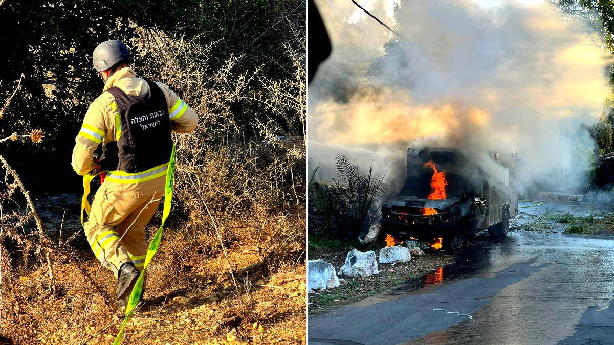 نشوب حرائق في كل من عرب العرامشة وشموراه... وطواقم الإطفاء تعمل على إخماد الحريق ومنع إنتشاره