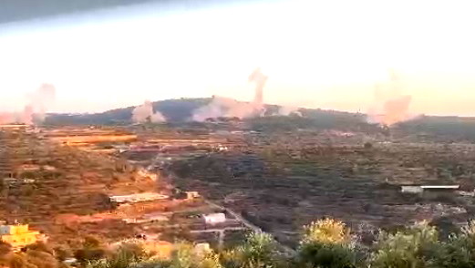 اندلاع حرائق في مناطق مختلفة منها شفاعمرو والشاغور ويركا جراء سقوط قذائف صاروخية