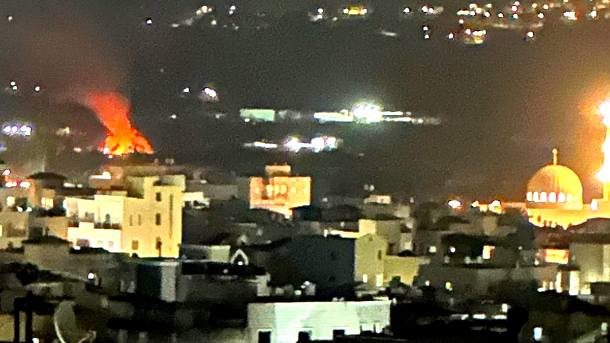 اعتراض مسيرة في منطقة كفرمندا ودوي انفجار