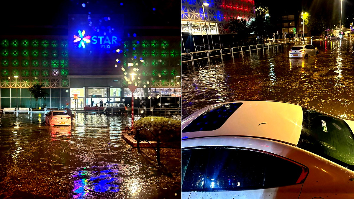 سلطة الإطفاء والإنقاذ:  تخليص عالقين داخل سيارات ومصاعد كهربائية نتيجة الأمطار الغزيرة  في نهاريا وكفرياسيف وعكا