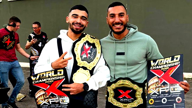 معاد شتيوي من الناصرة يتوج ببطولة العالم في الكيك بوكسينغ بإيطاليا