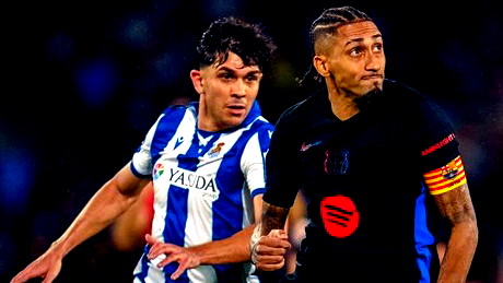 برشلونة يسقط في غياب يامال بالهزيمة أمام ريال سوسيداد