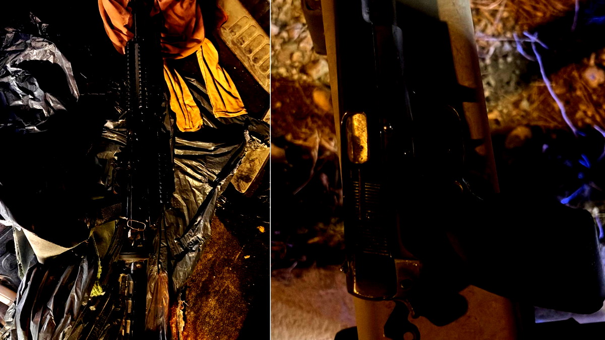 ضمن عمليات الشرطة للحد من الجريمة- العثور على اسلحة وذخيرة في مركبتين واعتقال رجل من الطيبة