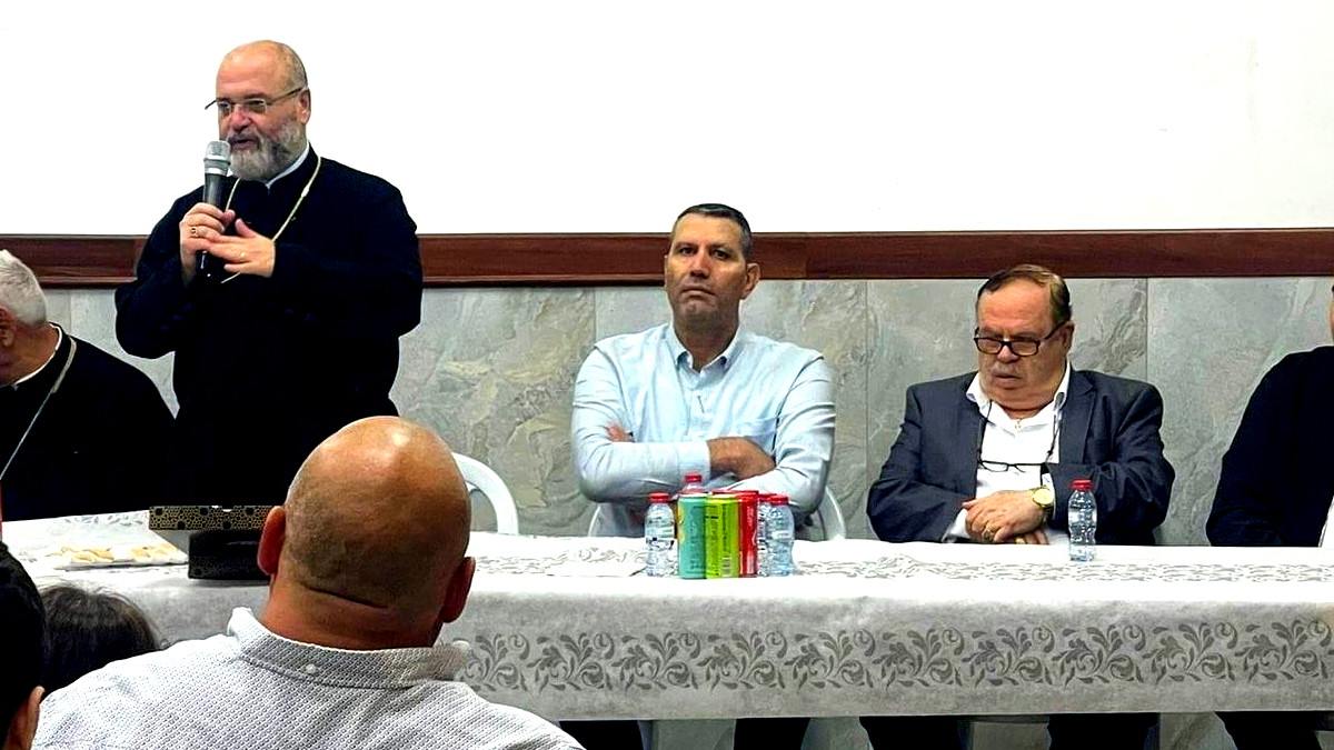 استقبال سيادة المطران يوسف متى راعي ابرشية الروم الكاثوليك في رعية يافة الناصرة