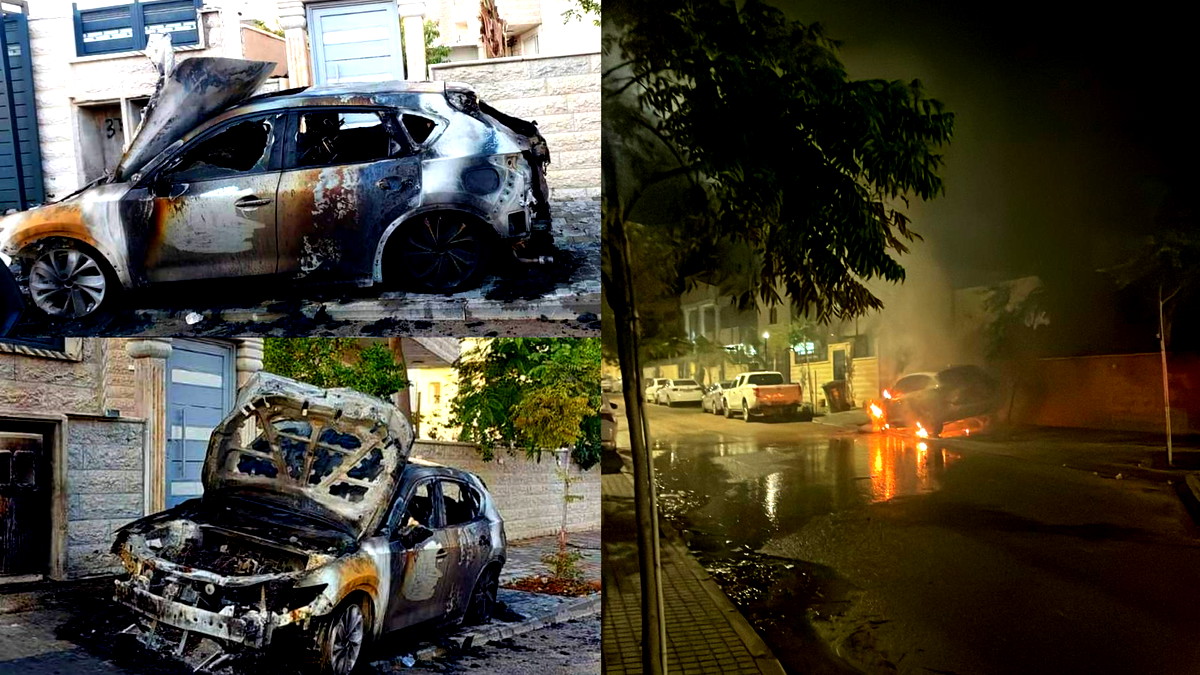  إضرام النيران بمركبة رئيس بلدية رهط طلال القريناوي الليلة الماضية... الخلفية لا تزال مجهولة