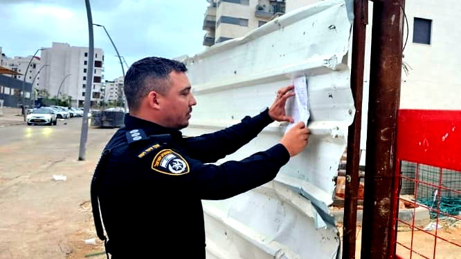 اغلاق ورشة بناء في رعنانا لمدة 30 يومًا بعد العثور على عمال غير قانونيين في المكان 