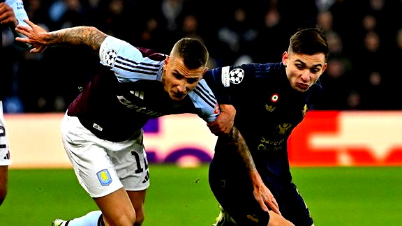 أستون فيلا يتعادل سلبيا مع يوفنتوس في دوري أبطال أوروبا