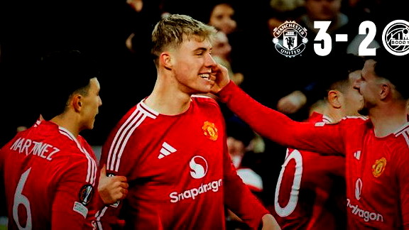 مانشستر يونايتد يحقق انتصار صعب على بودو غليمت