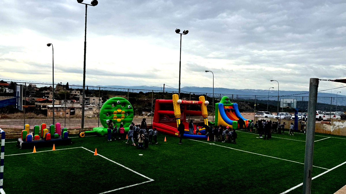 تنظيم يوم رياضي مميز في مدرسة عرب الحلف الابتدائية الرسمية