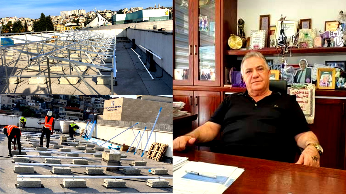 رئيس بلدية الناصرة علي سلّام يبدأ بإطلاق مشروع الألواح الشّمسية في مؤسسات المدينة كافة