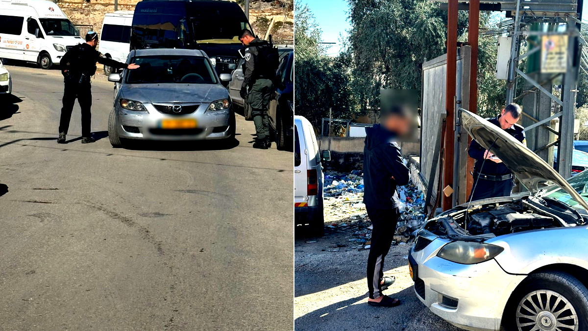 في نشاط للشرطة بمنطقة القدس: تحرير عدد كبير من المخالفات المرورية بقيمة 100,000 شيكل