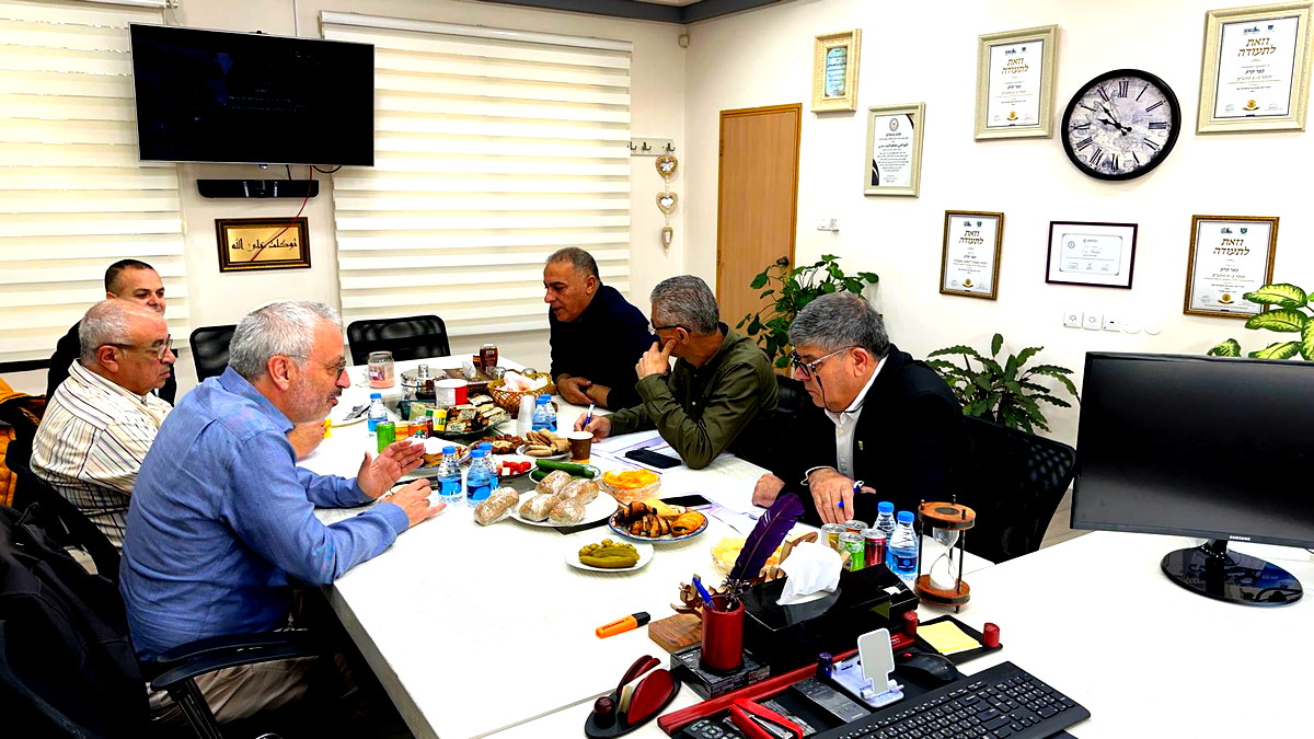 مدير عام مفعال هبايس بضيافة رؤساء بلديات منطقة وادي عارة