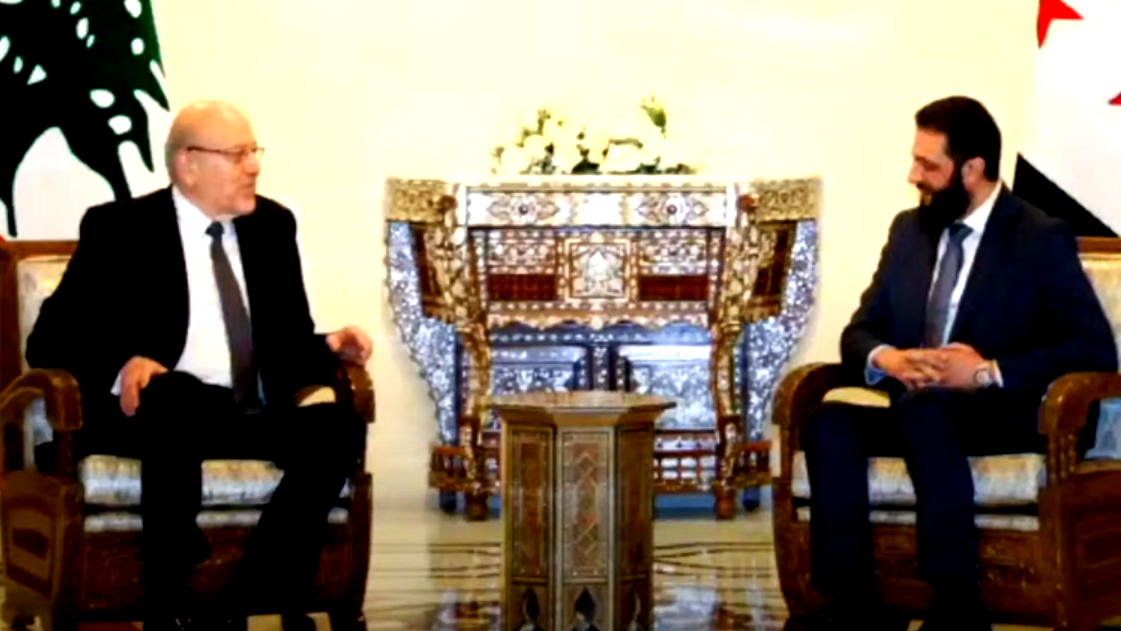 أول زيارة لرئيس وزراء لبناني إلى سوريا منذ عام 2010... ميقاتي والشرع بحثا العلاقات الثنائية