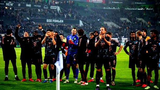 فوز صعب.. بايرن ميونيخ يعبر مونشنغلادباخ بركلة جزاء هاري كين