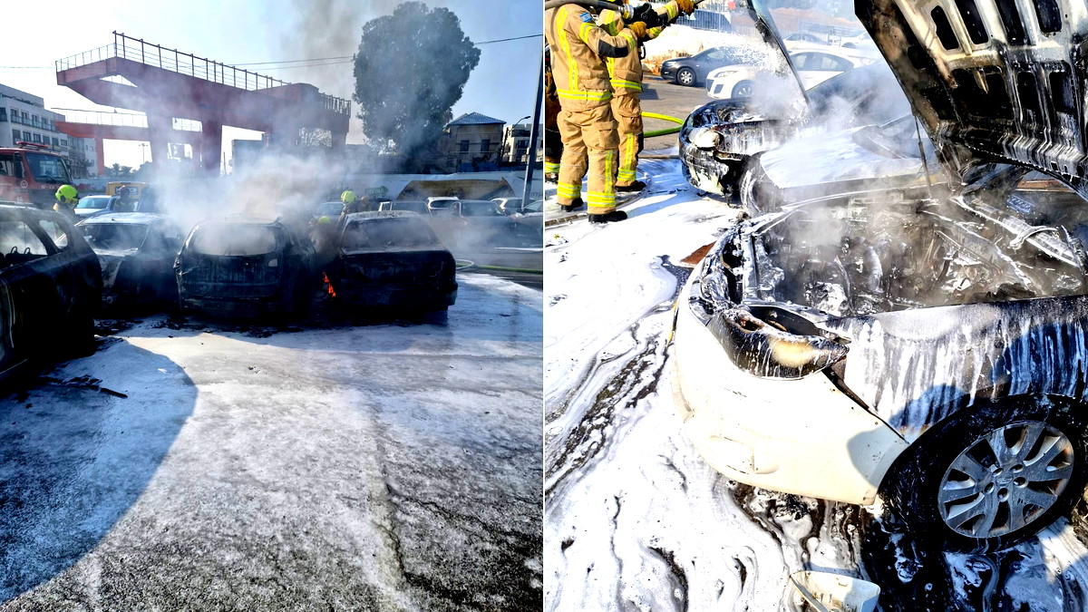 تل ابيب: اندلاع حريق في كراج سيارات... دون اصابات