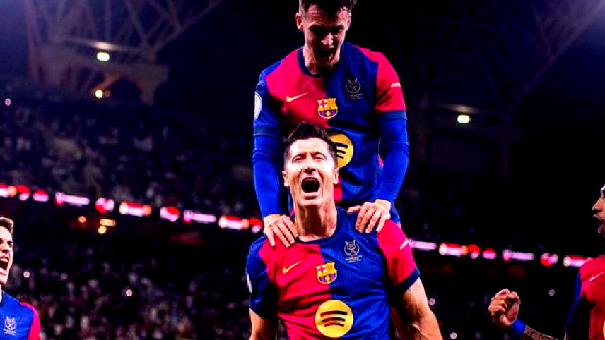 برشلونة يسحق ريال مدريد بخمسة أهداف ويتوج بكأس السوبر الإسباني 