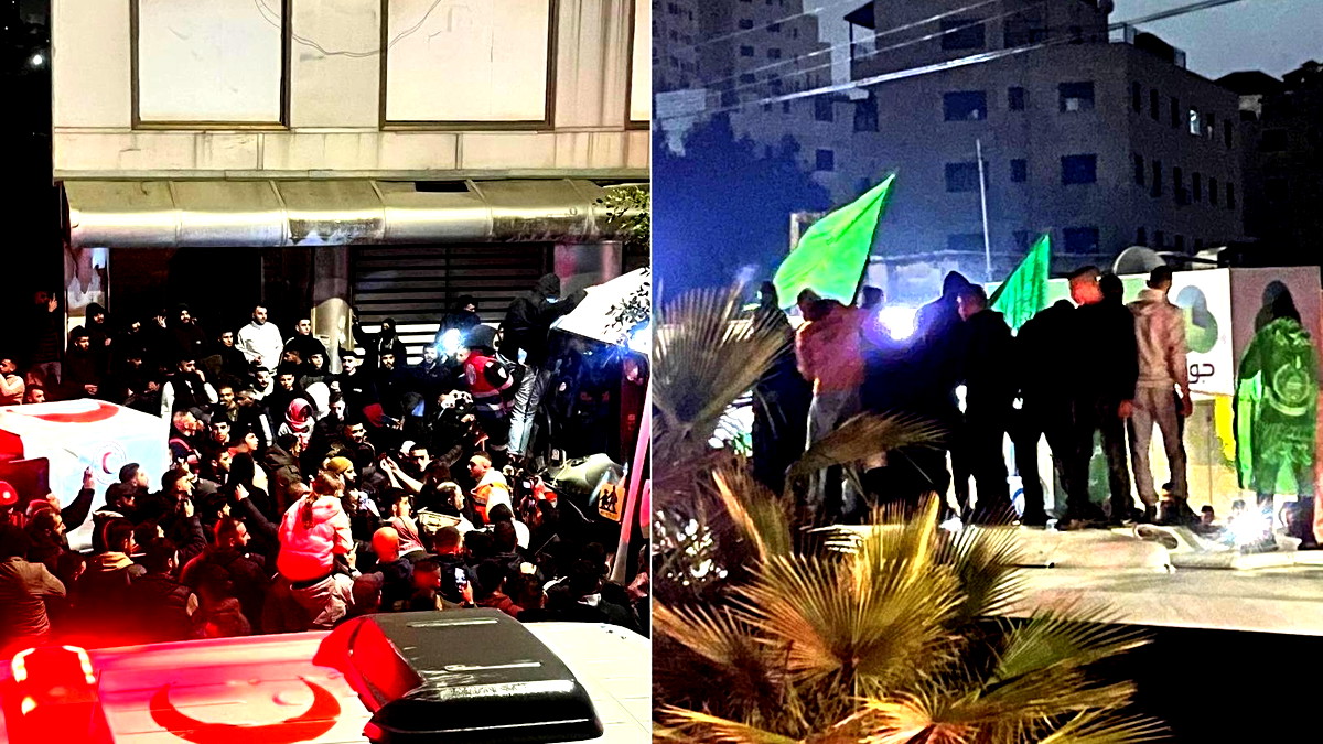 الإفراج عن 90 أسيرا فلسطينيا من سجن عوفر وسط احتفالات كبيرة في بيتونيا غرب رام الله