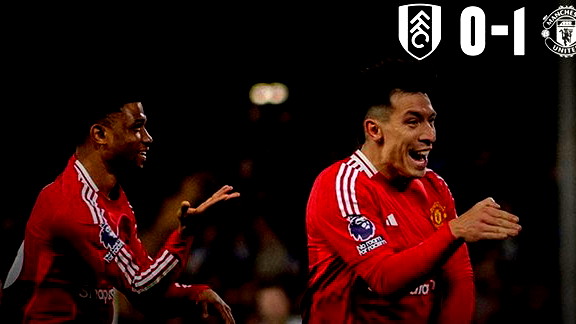 هدف مارتينيز يمنح مانشستر يونايتد فوزاً صعباً على فولهام