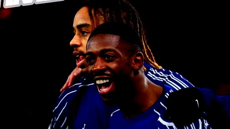  ديمبيلي يسجل هاتريك ويقود سان جيرمان إلى ملحق أبطال أوروبا