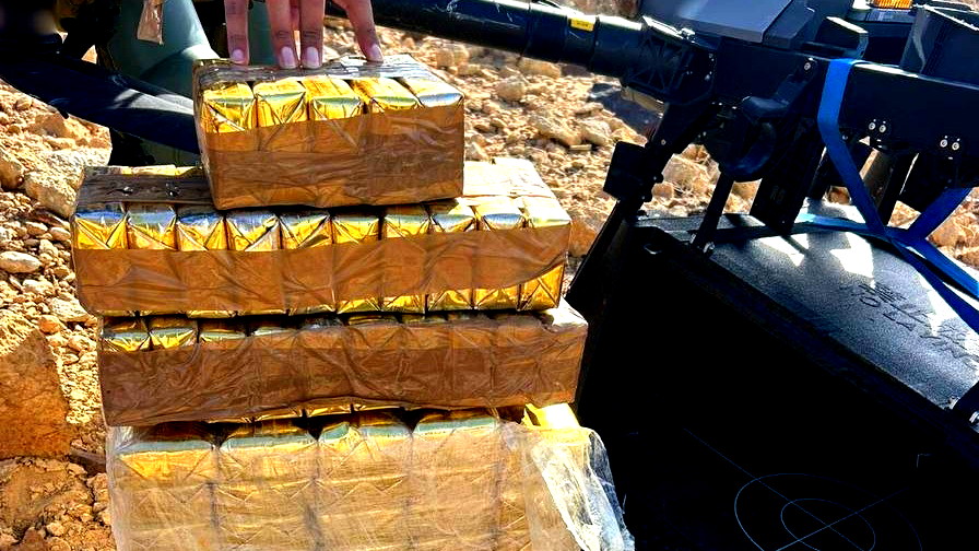 الجيش الإسرائيلي يعلن إحباط محاولة تهريب كمية كبيرة من المخدرات عبر طائرة مسيّرة من مصر