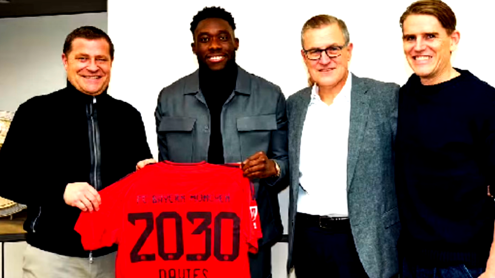 كان أحد أهم أهداف ريال مدريد- بايرن ميونخ يعلن عن تجديد عقده مع اللاعب الكندي ألفونسو ديفيز لمدة 5 سنوات 