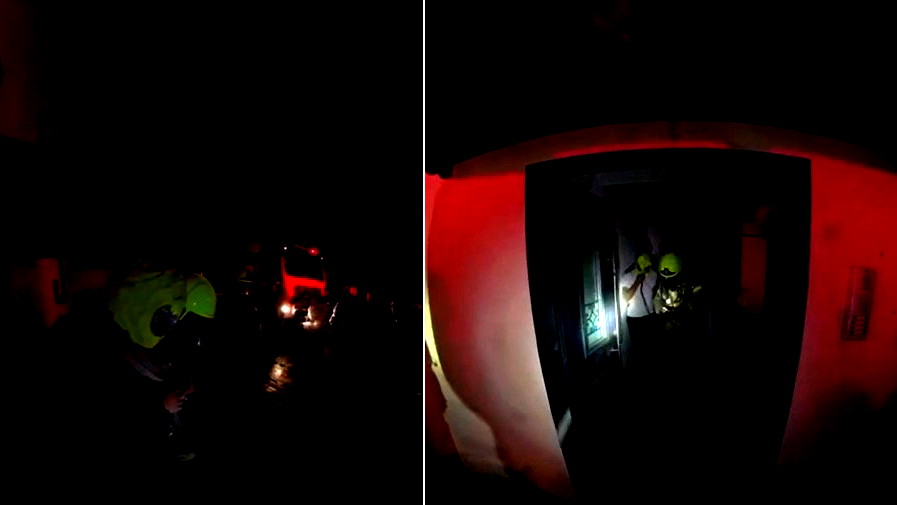 الطيبة: تخليص 4 عالقين جرّاء نشوب حريق في شقة سكنية