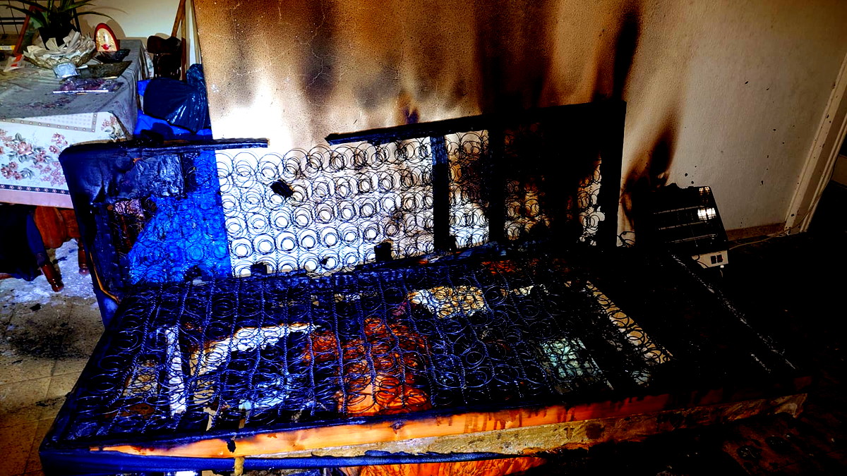 حيفا: اصابة شخص جراء حريق... اضرار جسيمة في المكان