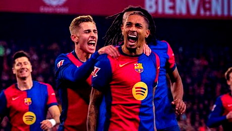 برشلونة يستثمر هدية ديربي مدريد ويهزم إشبيلية برباعية