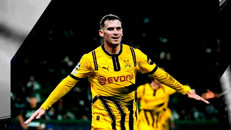 غيراسي يقود دورتموند لعبور سبورتينغ والاقتراب من دور 16