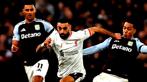 ليفربول يفقد نقطتين في سباق الصدارة بتعادله مع أستون فيلا