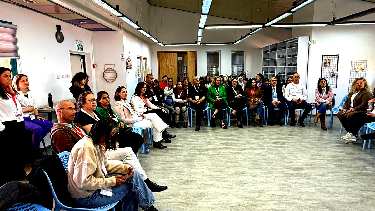 طاقم إدارة مدرسة أورط حلمي شافعي عكا في زيارة إلى مدرسة أورط على اسم "يغال ألون" في نوف هجليل