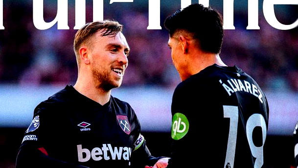 وست هام يزلزل موسم أرسنال ويقدم هدية ثمينة لليفربول