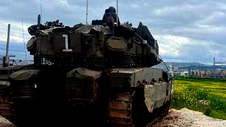 للمرة الاولى منذ بداية الحرب - دبابات اسرائيلية على مشارف مدينة جنين