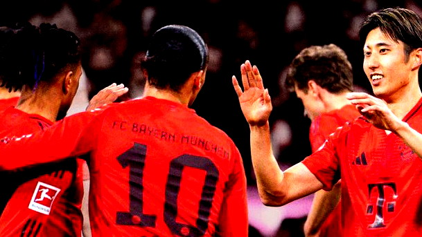 بايرن يسحق فرانكفورت ويحافظ على فارق النقاط مع ليفركوزن