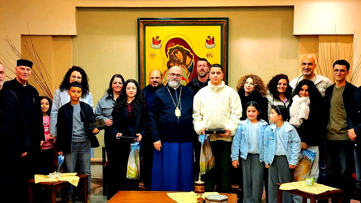 توزيع جوائز مسابقة ميلاد الأمل 2025 في دار مطرانية الروم الكاثوليك 