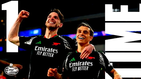 آرسنال يحطم شباك آيندهوفن بسباعية في الأبطال