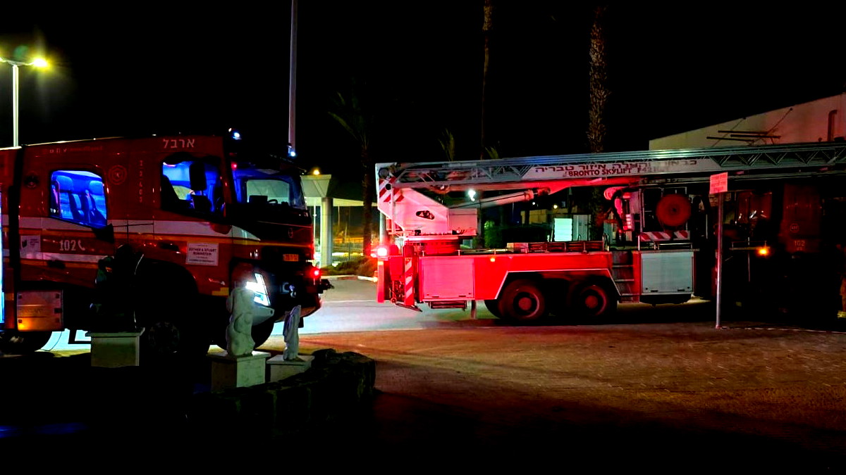 اندلاع حريق بمستشفى بوريا قرب طبريا