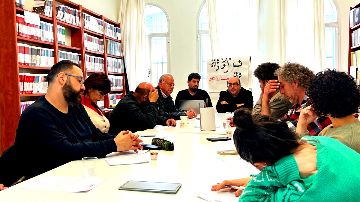 اجتماع تداولي في جمعية الثقافة العربية لمناقشة تصعيد السلطات الإسرائيلية سياسة ملاحقة الفنانين على خلفية تضامنهم مع شعبهم