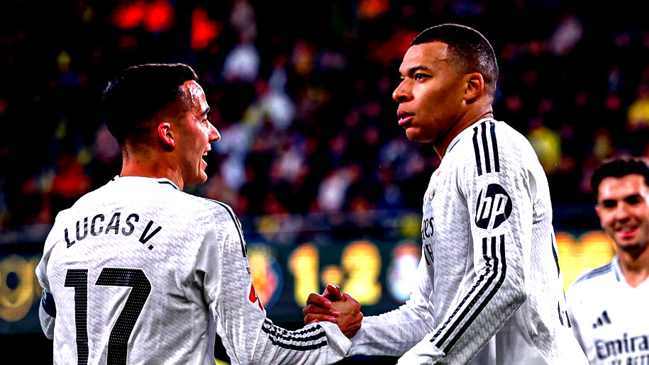 مبابي يقود ريال مدريد لقلب الطاولة على فياريال والتصدر مؤقتاً