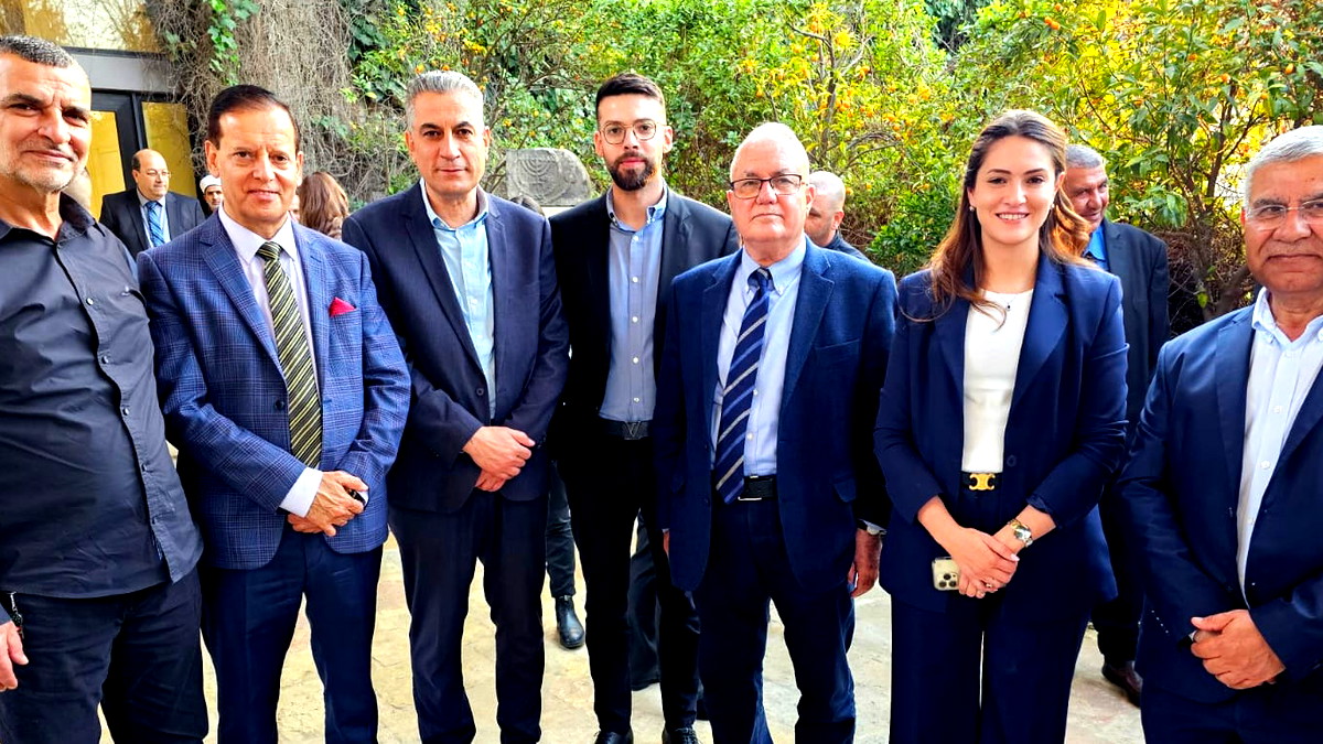 إدارة كلّية سخنين الأكاديمية على مائدة الإفطار الرمضاني في بيت رئيس الدولة