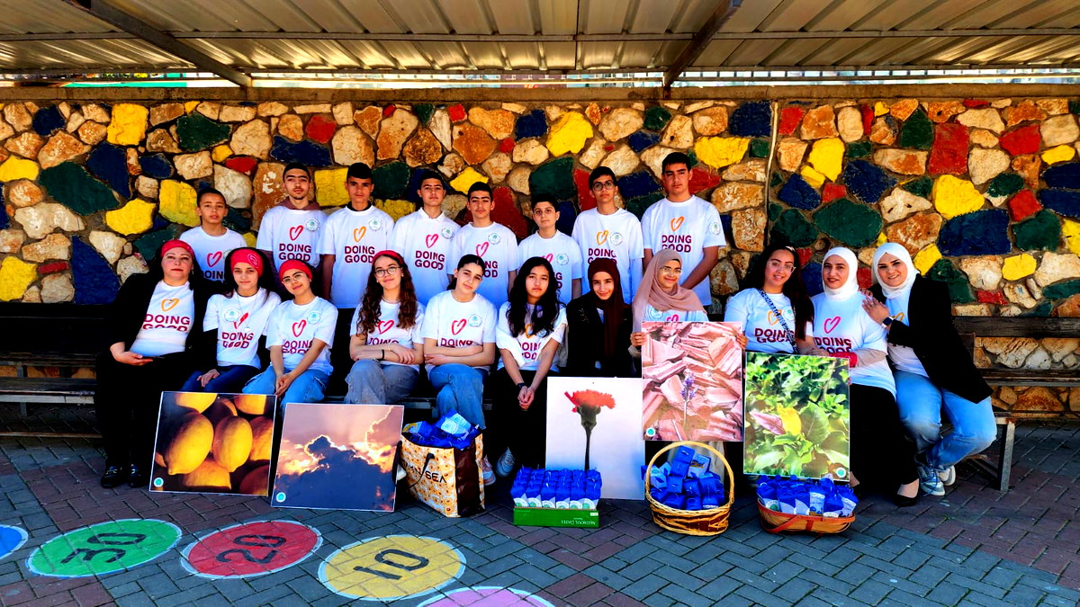 مبادرة مدرسة الموهوبين والمجلس المحلي - الرينة لزيارة مستشفى الجليل ضمن فعاليات يوم العطاء