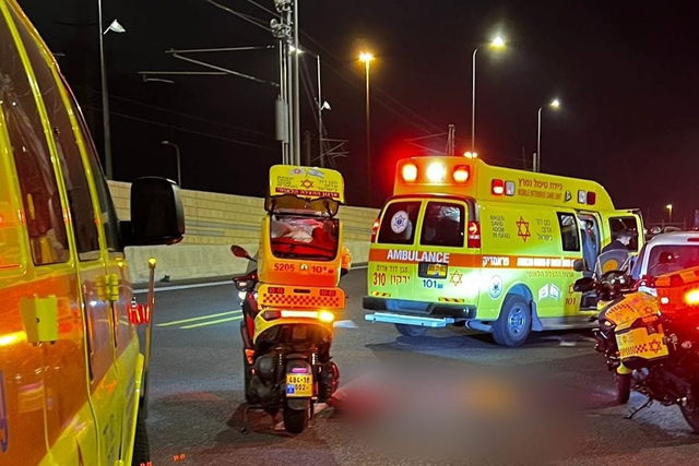 الزرازير: اصابة شاب (24 عامًا) بجراح متوسطة اثر حادث طرق