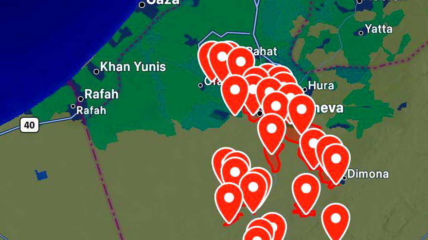 صفارات الانذار تدوي في منطقة بئر السبع والنقب بعد اطلاق صاروخ من اليمن